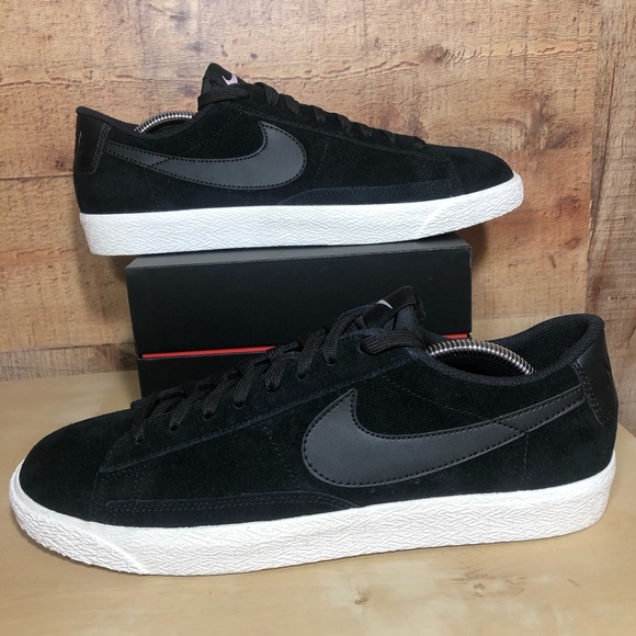 Nike Shoes Nike Blazer Low Black Sail Suede 105 Poshmark